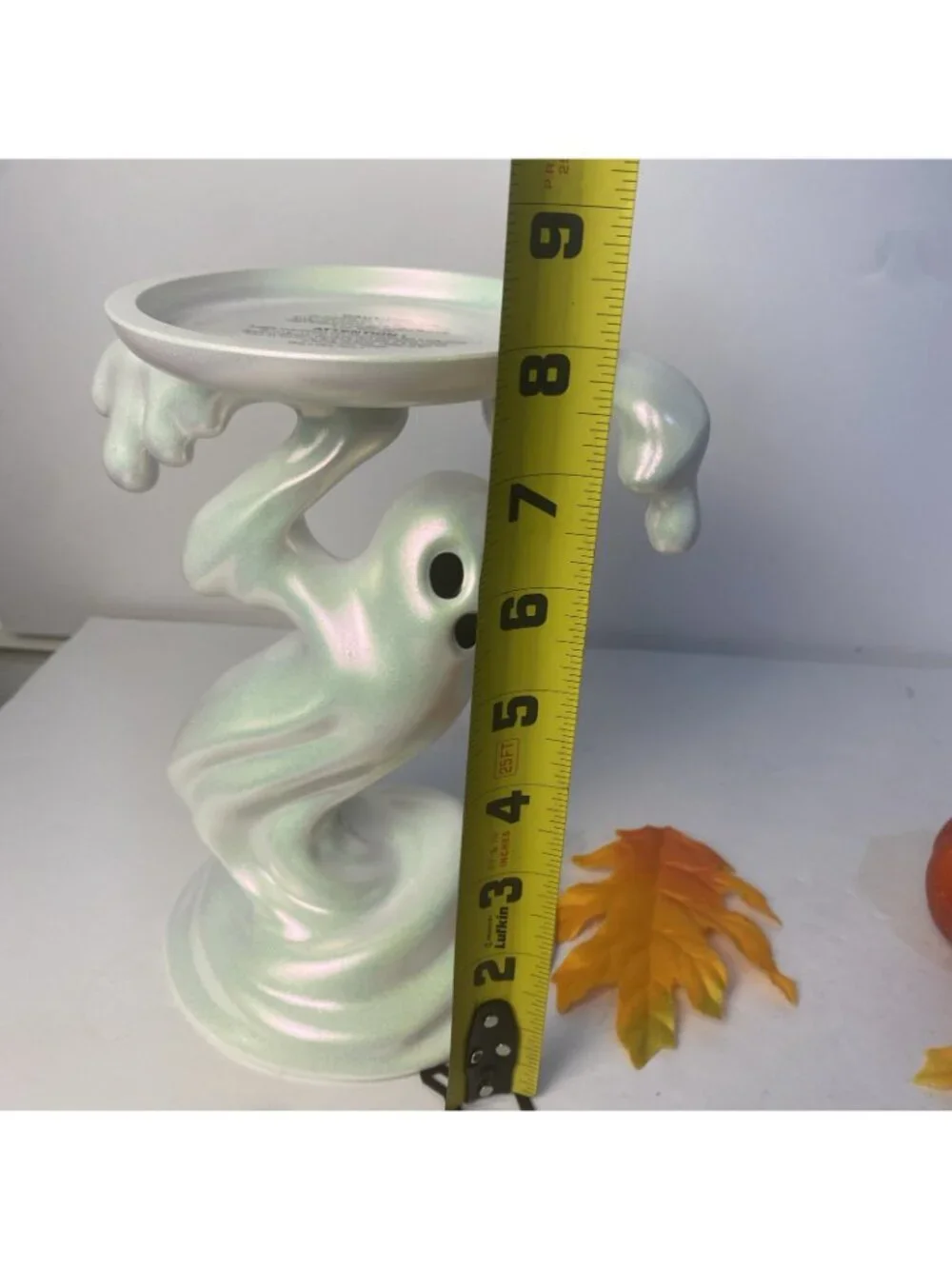 NEW Drippy Ghost Pedestal Candle Holder Bath & Body Works 2026 Halloween Decor